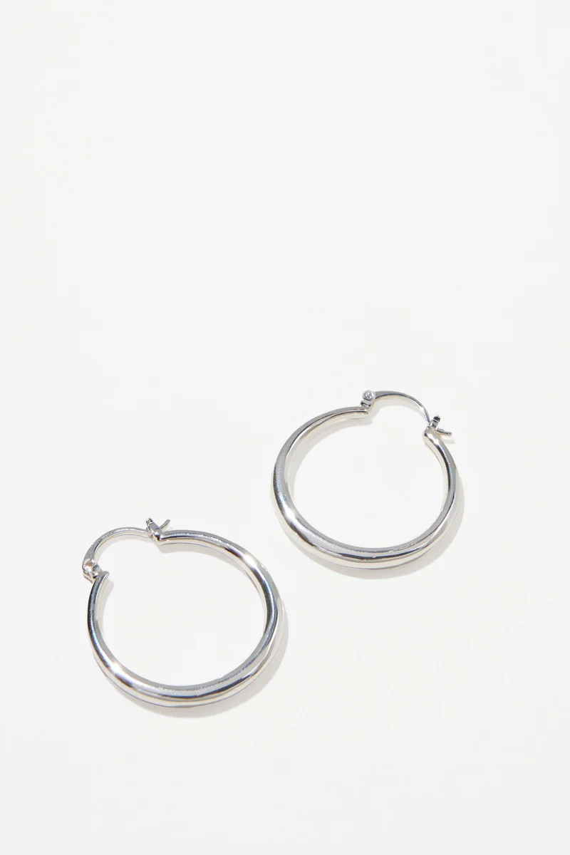روبي Large Hoop Earring